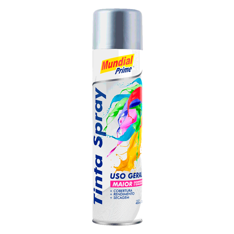 Kit 6 Tinta Spray Cinza Médio Uso Geral 400ml