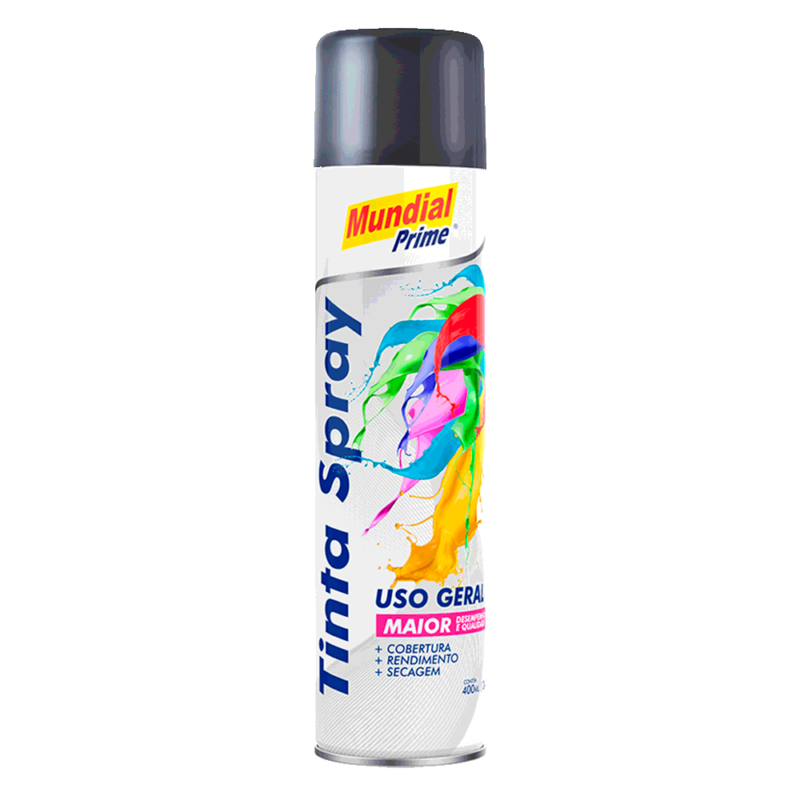 Kit 6 Tinta Spray Cinza Primer Uso Geral 400ml