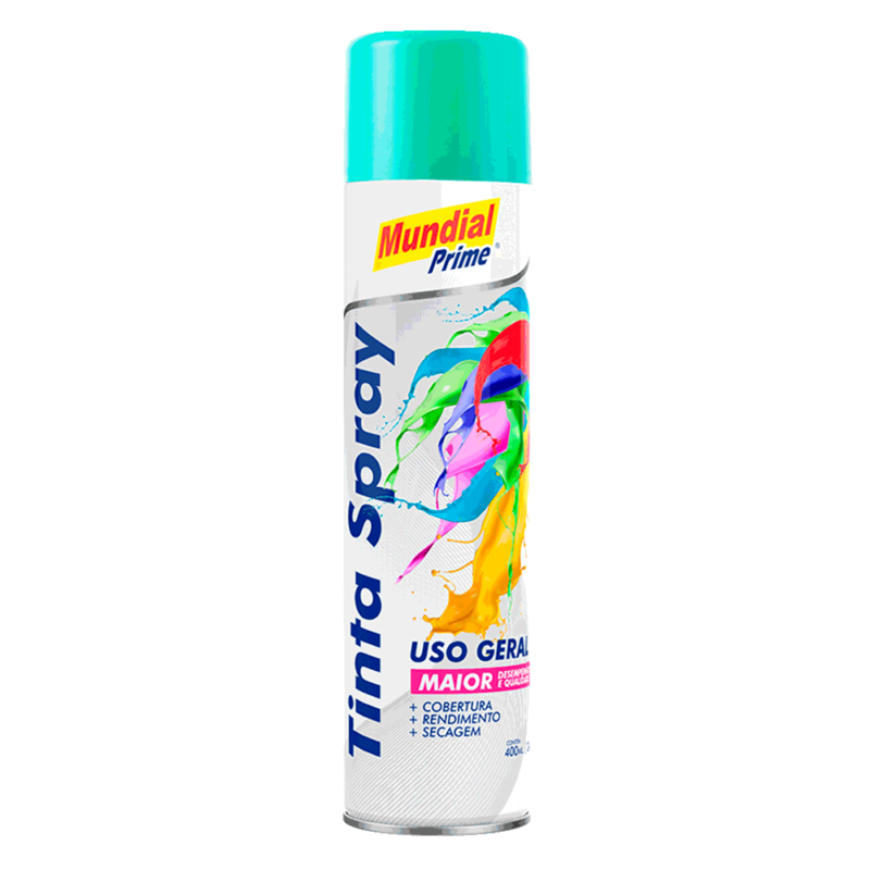 Kit 6 Tinta Spray Verde Claro Uso Geral 400ml