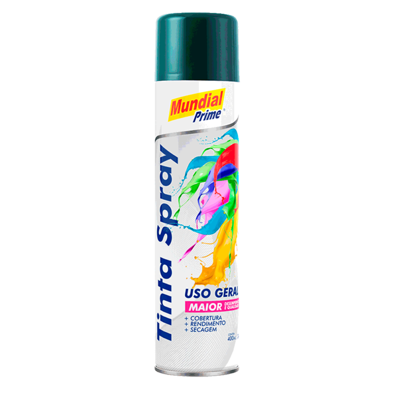 Kit 6 Tinta Spray Verde Escuro Uso Geral 400ml