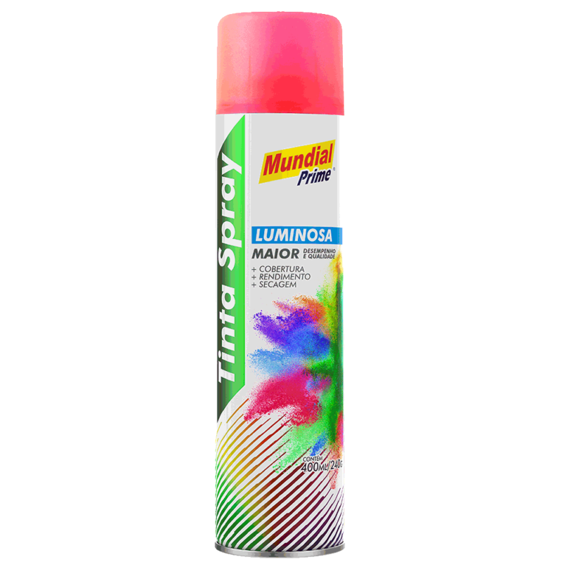 Kit 6 Tinta Spray Vermelho Luminosa Uso Geral 400ml