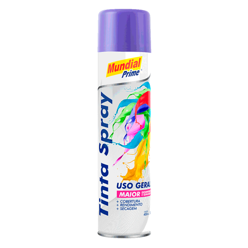 Kit 6 Tinta Spray Violeta Uso Geral 400ml