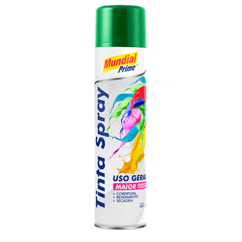 Kit 6 Tinta Spray Verde Bandeira Uso Geral 400ml