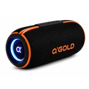 Caixa De Som Portátil A'gold Sm-39 Bluetooth Led Rgb Potente 30W
