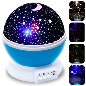 Luminária Projetor Estrela Abajur Mesa Infantil