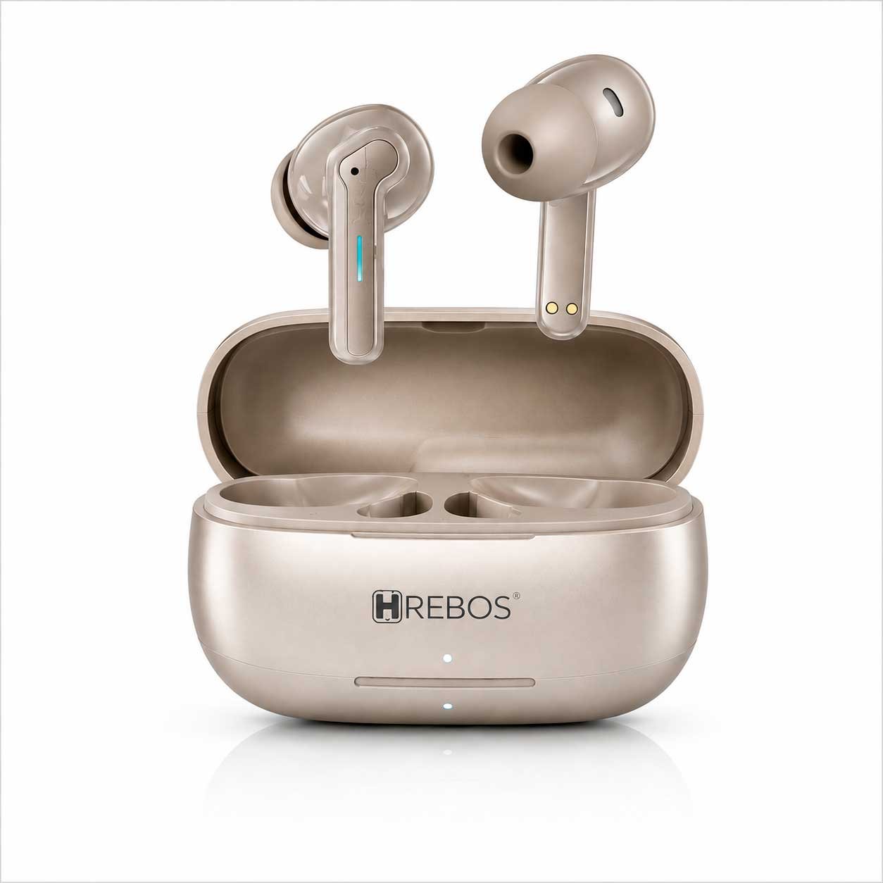 Fone de Ouvido Bluetooth Sem Fio Hrebos Premium CelestiaPods EB-603 TWS com Estojo de Recarga