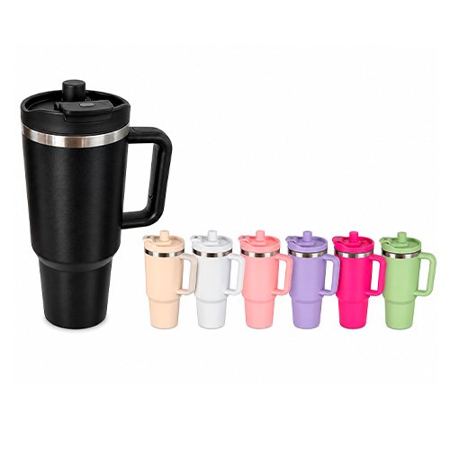 Garrafa Térmica 1,2 Litros BM-P1759 com Alça e Tampa para Bebidas Quentes e Frias