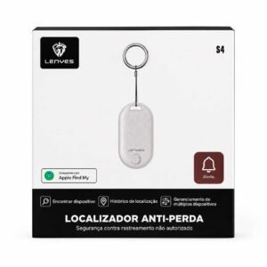 Localizador Anti-Perda Lenyes S4 para iPhone Apple Find My